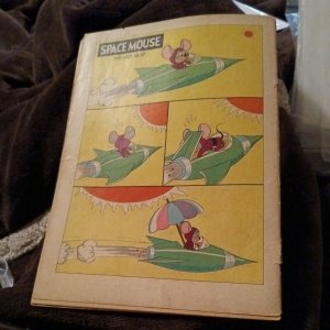 FOUR COLOR #1132 1960 SPUTNIK-LIKE COVER!  SPACE MOUSE COLD WAR Walter lantz