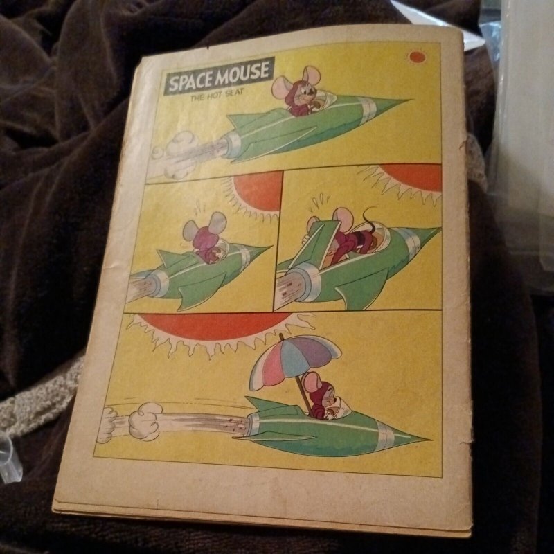 FOUR COLOR #1132 1960 SPUTNIK-LIKE COVER!  SPACE MOUSE COLD WAR Walter lantz