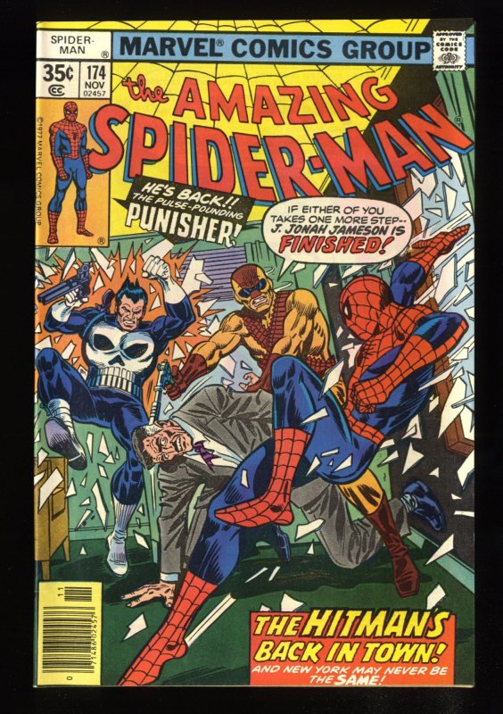Amazing Spider-Man #174 NM- 9.2 Punisher!