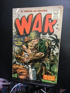 War Atlas 1958 #41 Soldier fights Japanese cover GD/VG Pre-Marvel!