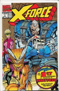 X-Force #1 Second Print Cover (1991) X-Force