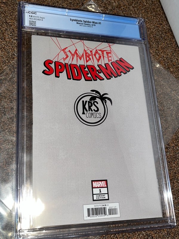 Symbiote Spider-Man 1, KRS Comics, Kirkham Variant, Mary Jane B, CGC Graded 9.8