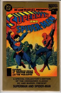 Marvel Treasury Edition #28 (1981) SUPERMAN AND SPIDER-MAN 9.0 VF/NM