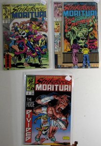 1987 Strikeforce Morituri Lot of 3 #11, 15, 16 Marvel Comic Books