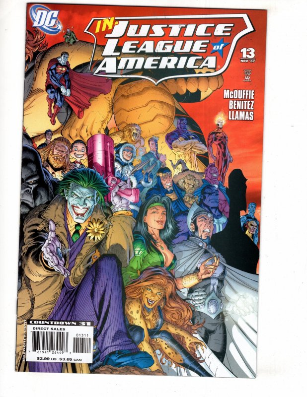 Justice League of America #13 Right Side of Cover (2007) / ID#304