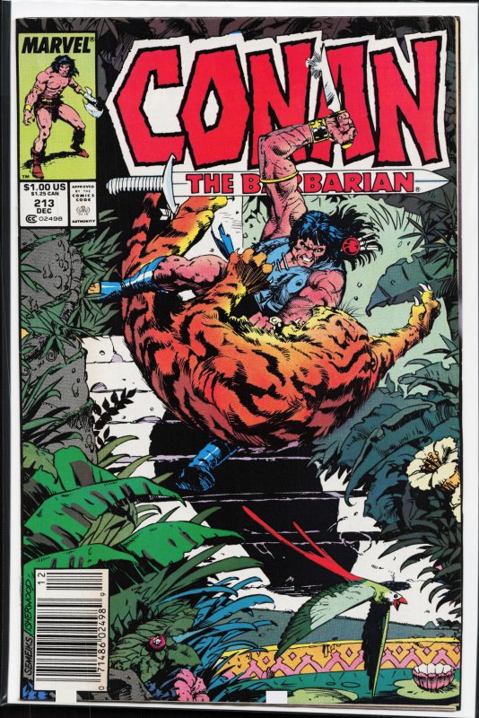 Conan the Barbarian #213 (1988) Conan