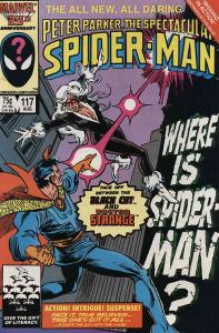 Spectacular Spider-Man, The #117 FN ; Marvel | Black Cat Doctor Strange