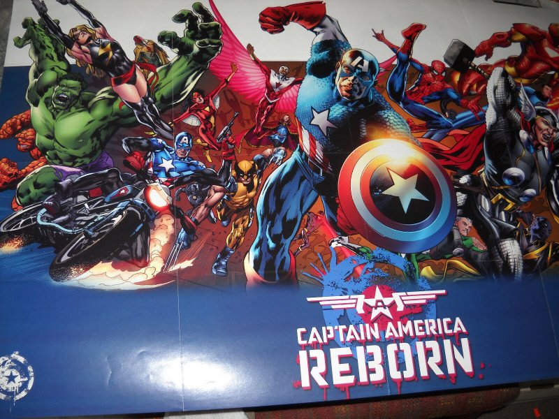 2010 Captain America Reborn Poster 24 x 36