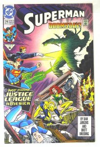 Superman (1987 series)  #74, NM + (Actual scan)