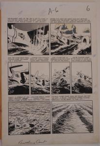WALLY WOOD original art, FRONTLINE COMBAT #14 pg 6, 15x22, 1953, EC, Albatross