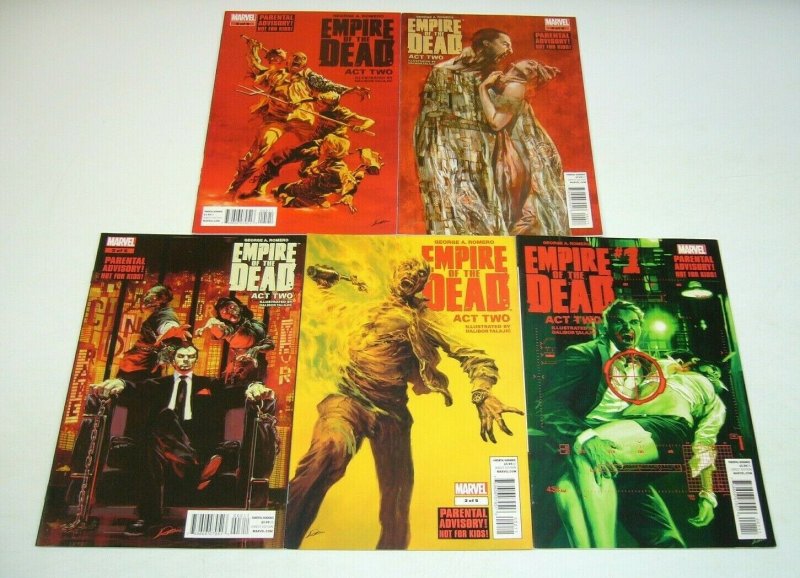 George A. Romero's Empire of the Dead: Act 2 #1-5 VF/NM complete series 2 3 4