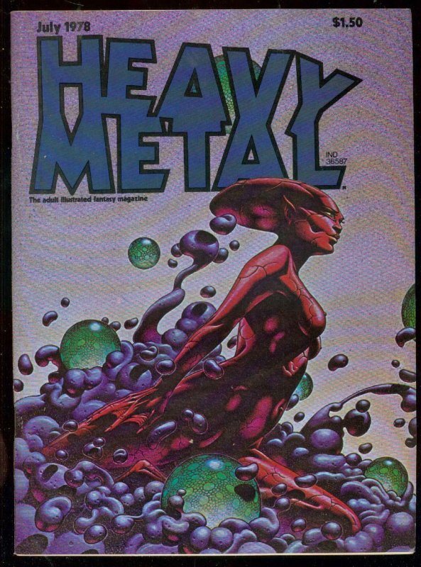 HEAVY METAL JULY 1978-CORBEN-STRNAD-DRUILLET-BARBARELLA NM