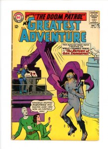 My Greatest Adventure #84  1963  VG/F  Doom Patrol!