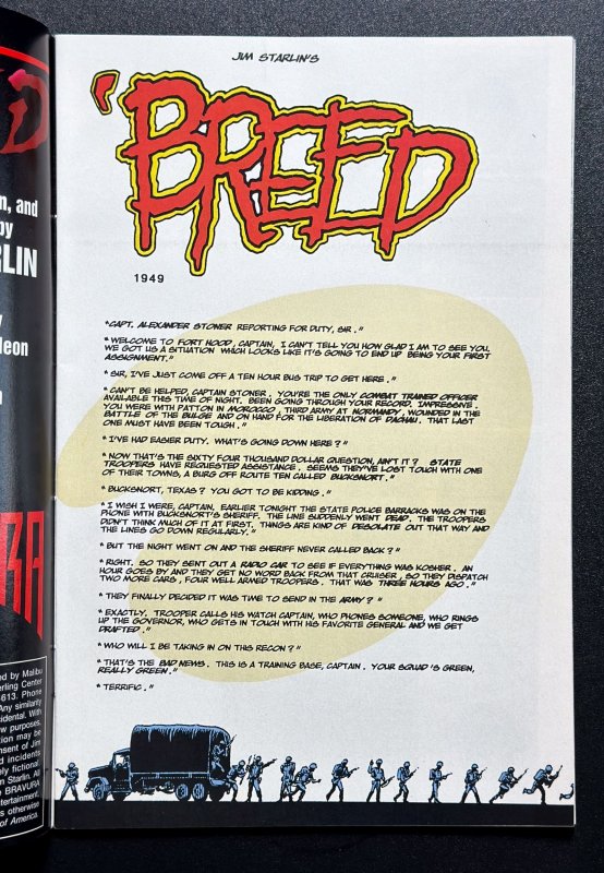 'Breed #1 (1994) Jim Starlin Art -[RARE] Malibu - [KEY] 1st App of Breed...