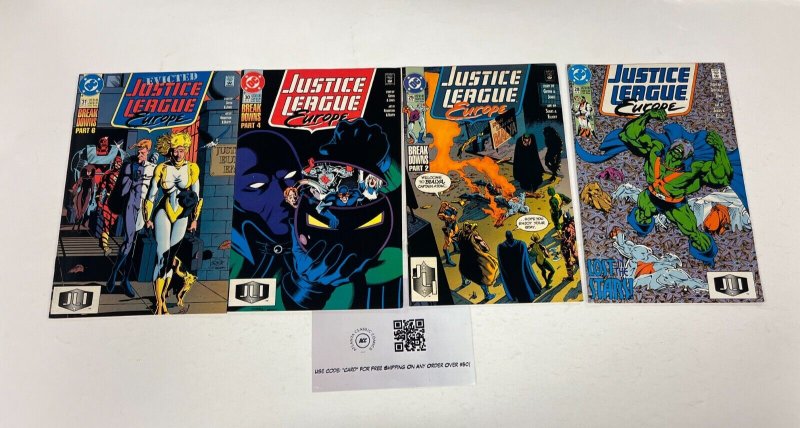 4 Justice League Europe DC Comics Books #28 29 30 31 Giffen Jones 69 JW16
