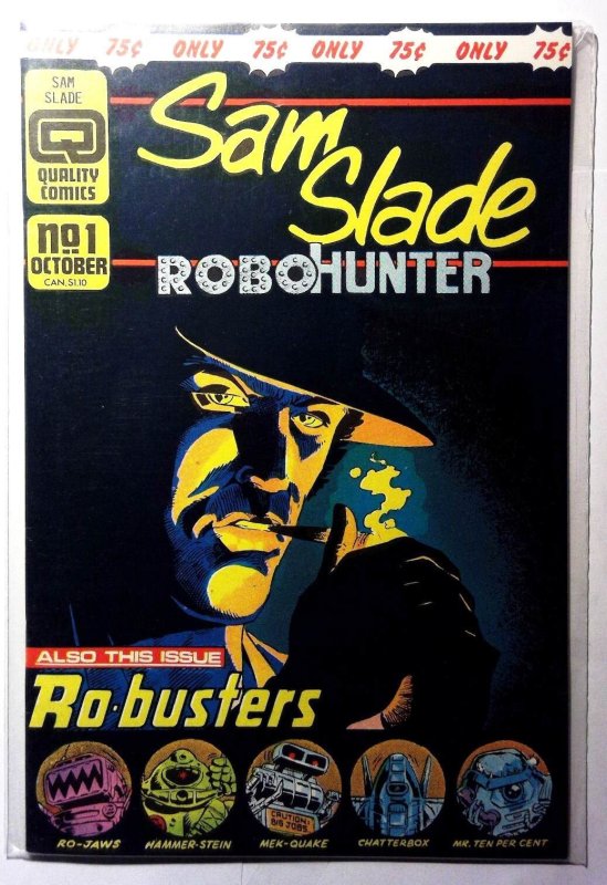 Sam Slade Robohunter #1 (1986) Quality Comics 1st Print Comic Book