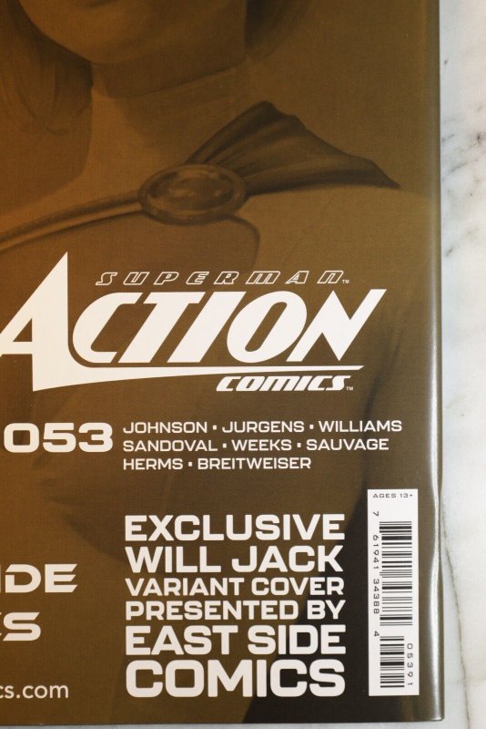 Action Comics 1053 Will Jack Power Girl Variant Trade / Virgin Set  