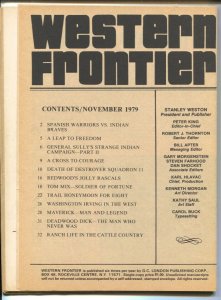 Western Frontier 11/1979-Tom Mix-soldier Of Fortune-Deadwood Dick, pulp hero-...