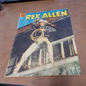 REX ALLEN #11 (1954) Dell Comics western golden age movie hero photo cover