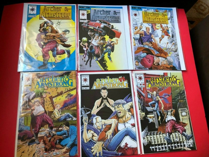 ARCHER & ARMSTRONG LOT OF 6 #'S 0,1,2,7,9,10. VALIANT /  NM CONDITION