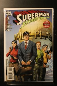 Superman: Secret Origin #3 Gary Frank Daily Planet Cover (2010)