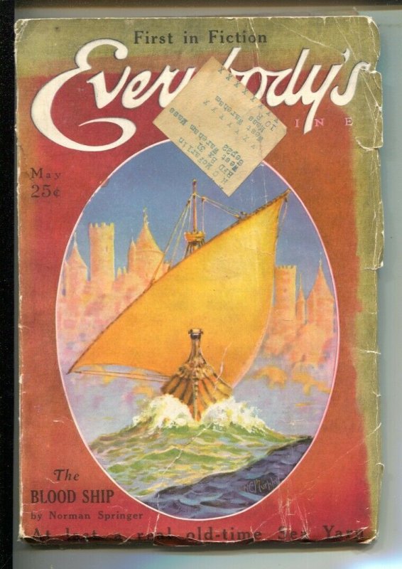Everybody's 5/1925-Ridgway-Mystery-crime & adventure pulp fiction-H.C. Murphy...