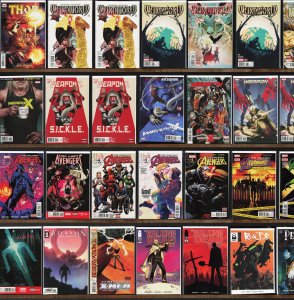 Huge Lot 130+ Comics with Weapon X, Uncanny Avengers, Web Warriors & More!