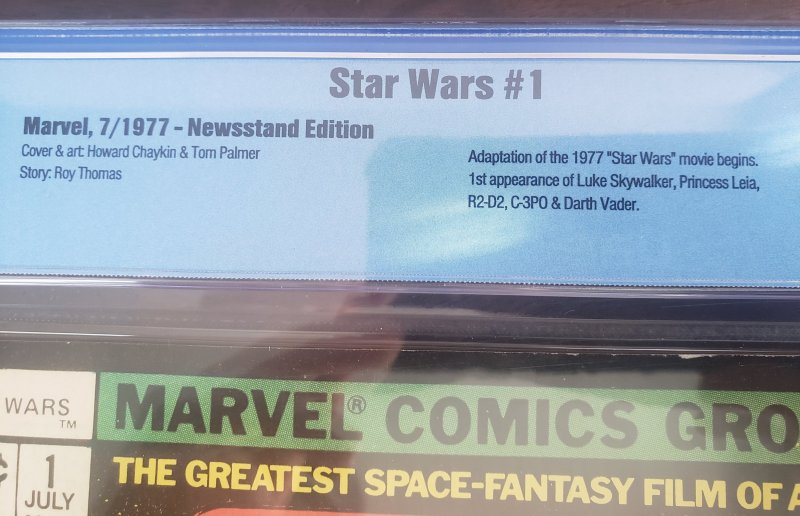 Star Wars 1 CBCS 8.5 Newsstand