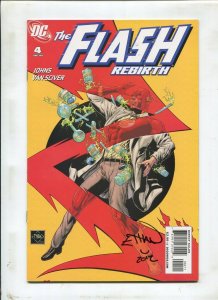 The Flash Rebirth #4 ~ Signed By Ethan Van Sciver ~ (Grade 9.2 OB)WH