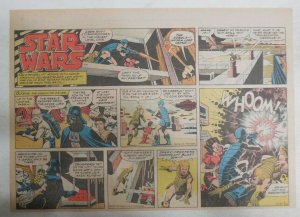 Star Wars Sunday Page #42 by Russ Manning from 12/23/1979 Large Half Page Size!
