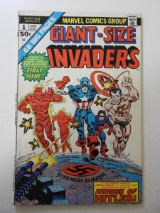 Giant-Size Invaders #1 (1975) VG Cond tape pull bc, 1 in cumulative spine split