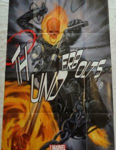 THUNDERBOLTS Promo Poster, 24 x 36, 2013, MARVEL GHOST RIDER, Unused 274