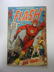 The Flash #200 (1970) VG+ condition moisture damage