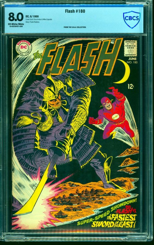 Flash #180 CBCS VF 8.0 Off White to White DC Comics