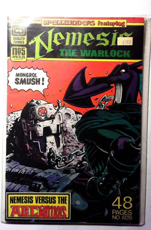 Spellbinders #5 (1987) Quality Comics Nemesis 1st Print Comic Book