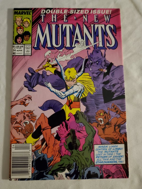 New Mutants 50 Very Fine Cover pencils by Rick Leonardi