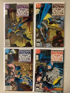 Batman #417-420 Ten Nights of the Best storyline 4 diff 6.0 (1988)