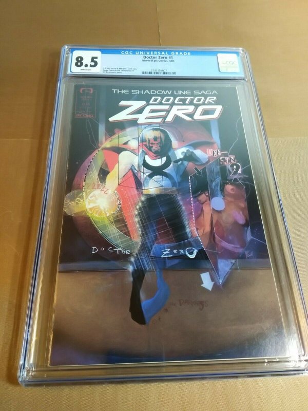 Doctor Zero 1 CGC Universal Grade 8.5 VF+ White Pages