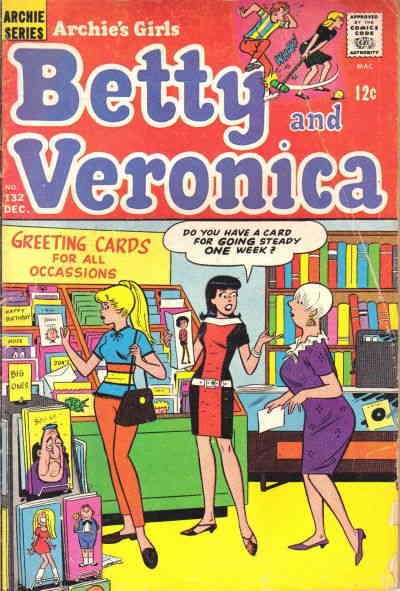 Archie's Girls Betty And Veronica #132 VG ; Archie | low grade comic December 19