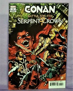 CONAN Battle for the Serpent Crown #4 - 5 Variant Covers (Marvel 2020)