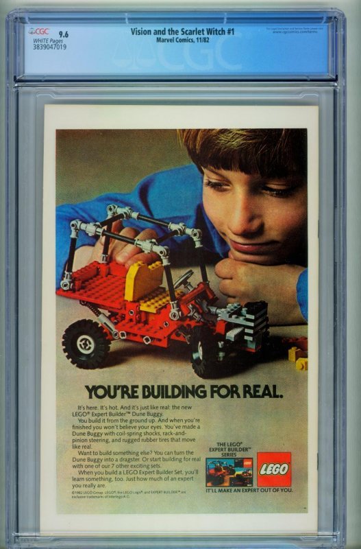 Vision and the Scarlet Witch #1 -- CGC 9.6 -- 1982 -- comic book -- Marvel --...