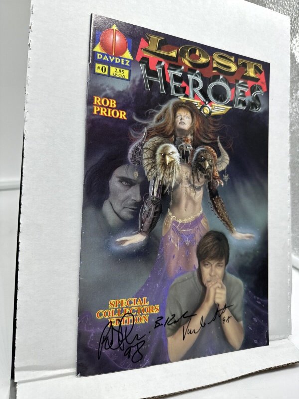 Lost Heroes #0 1998 Davdez Comics SIGNED