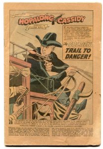 Hopalong Cassidy #133 1958- DC Western- coverless