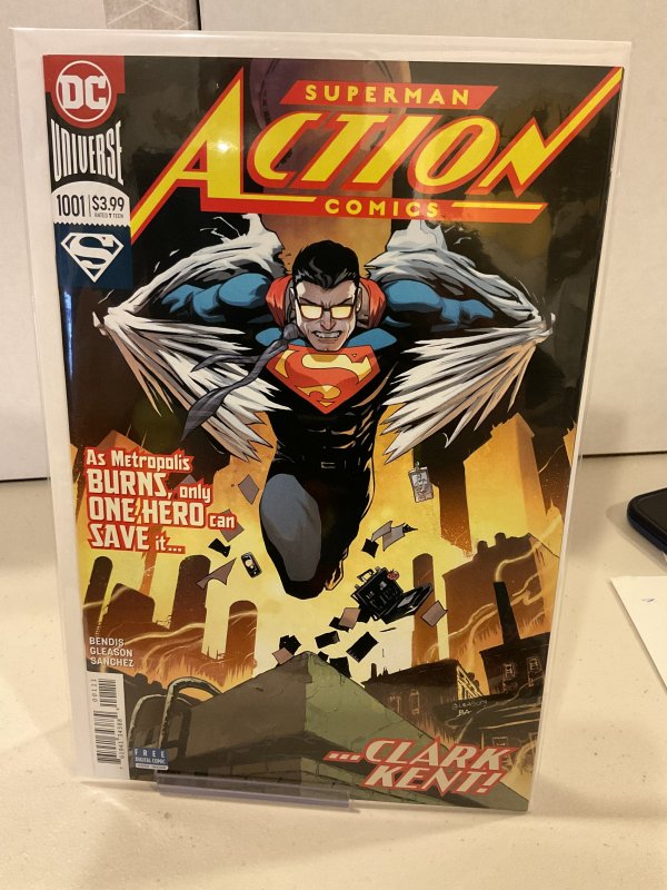 Action Comics 1001  2018  Bendis!  9.0 (our highest grade)