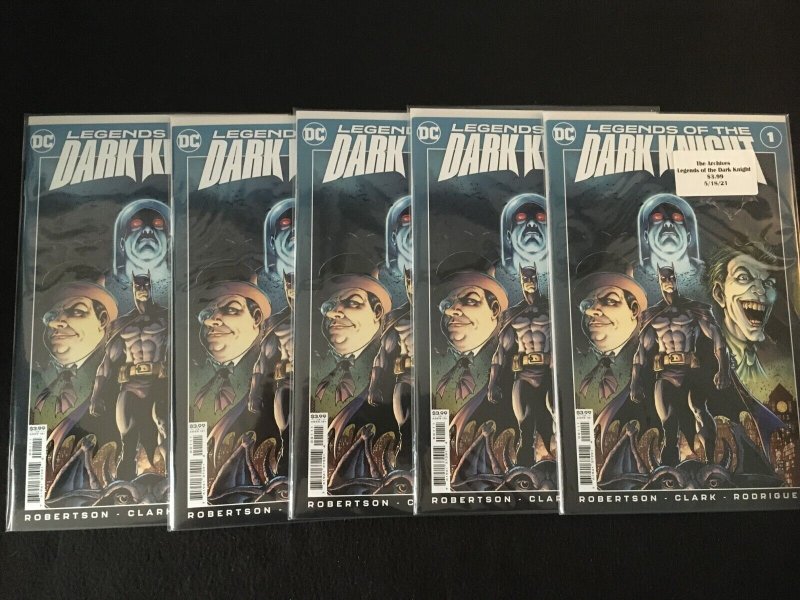 LEGENDS OF THE DARK KNIGHT #1 Five Copies, VFNM Condition