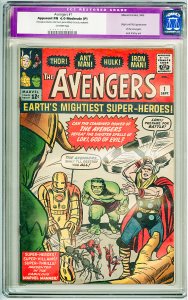 The Avengers #1 (1963) Restored CGC 6.0 1st App of the Avengers! see description
