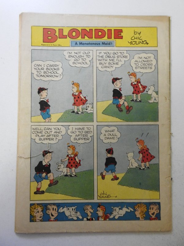 Magic Comics #114 (1949) VG- Condition 1 1/2 in tear bc