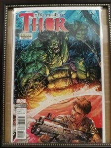 MIGHTY THOR #704 HULK VARIANT FIRST PRINT MARVEL COMICS (2018) LEGACY   Nw167