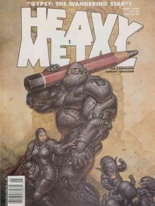 Heavy Metal #158 VF/NM Metal Mammoth - save on shipping - details inside