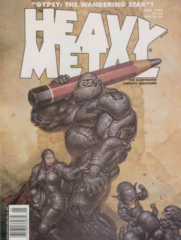 Heavy Metal #158 VF/NM Metal Mammoth - save on shipping - details inside